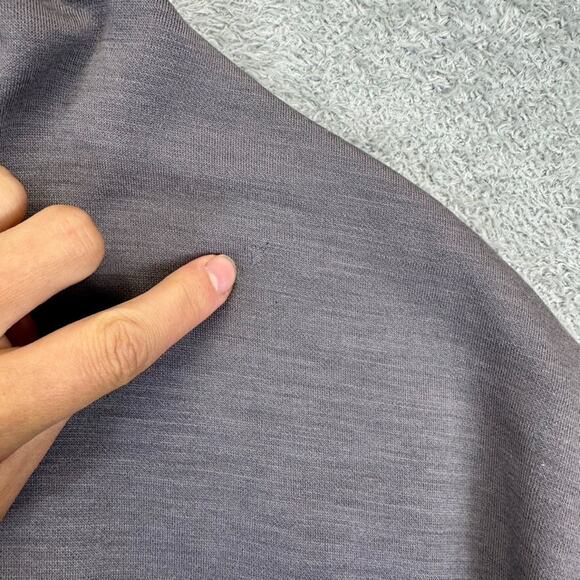 Lululemon Principal Dancer Funnel Neck Merino Wool Sweater Size 10 Lunar Rock - Picture 7 of 7